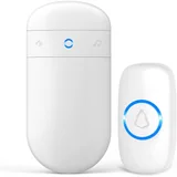 White, 1 button + 1 receiver
